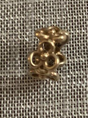 Pandora 14k Small Spacer Trinity Charm